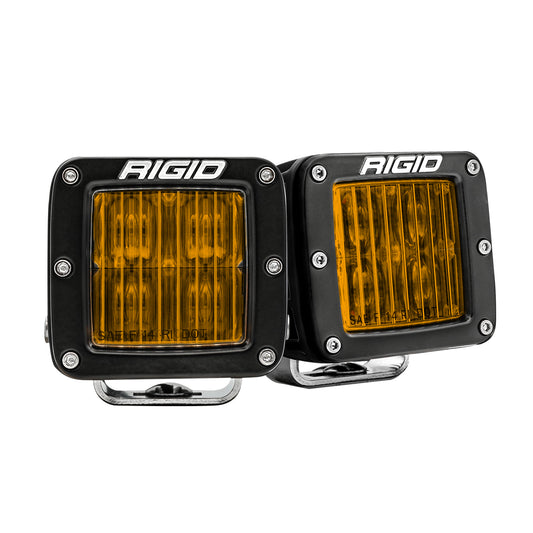 SAE J583 Compliant Selective Yellow Fog Light Pair D-Series Pro Street Legal Surface Mount Rigid Industries