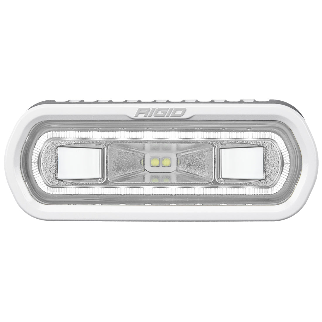 SR-L Series Marine Spreader Pod 2 Wire Surface Mount White With White Halo RIGID Industries