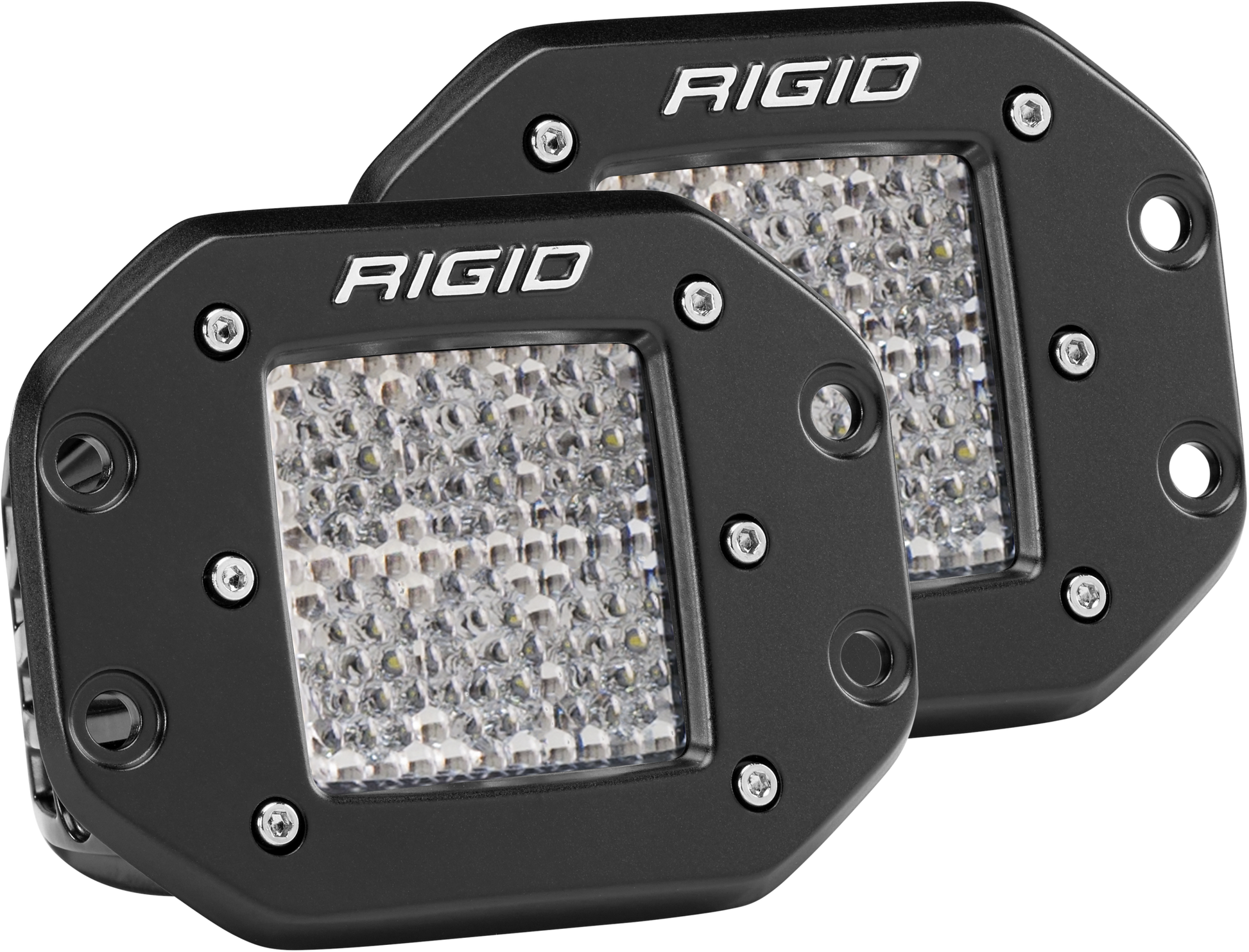 Diffused Flush Mount Pair D-Series Pro RIGID Industries