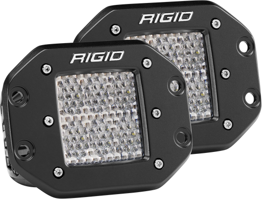 Diffused Flush Mount Pair D-Series Pro RIGID Industries