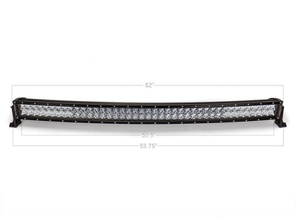 52" Curved LED Light Bar Roof Brackets Kit For 2003-2024 Toyota 4Runner