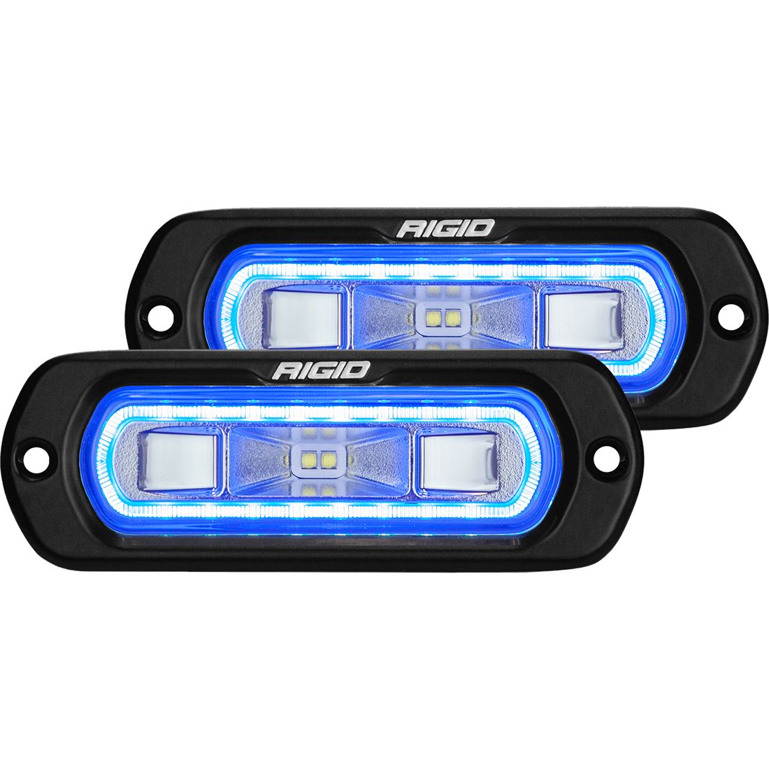 SR-L Series Off-Road Spreader Pod Blue Halo Pair Rigid Industries