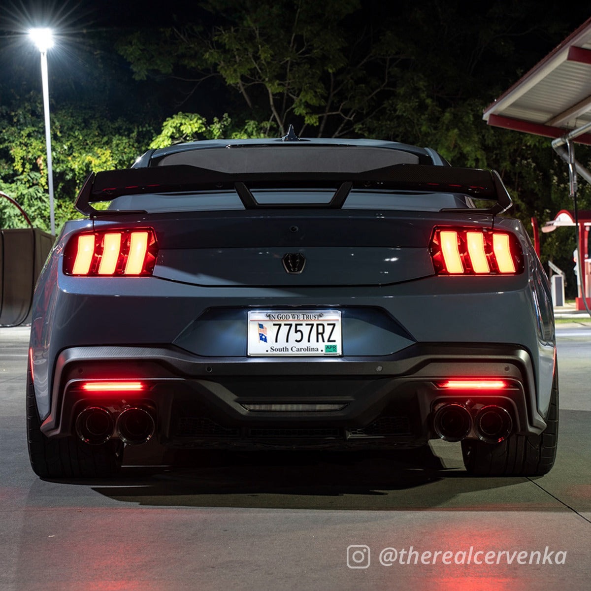 2018+ Mustang LED Rear Reflector Red (pair)