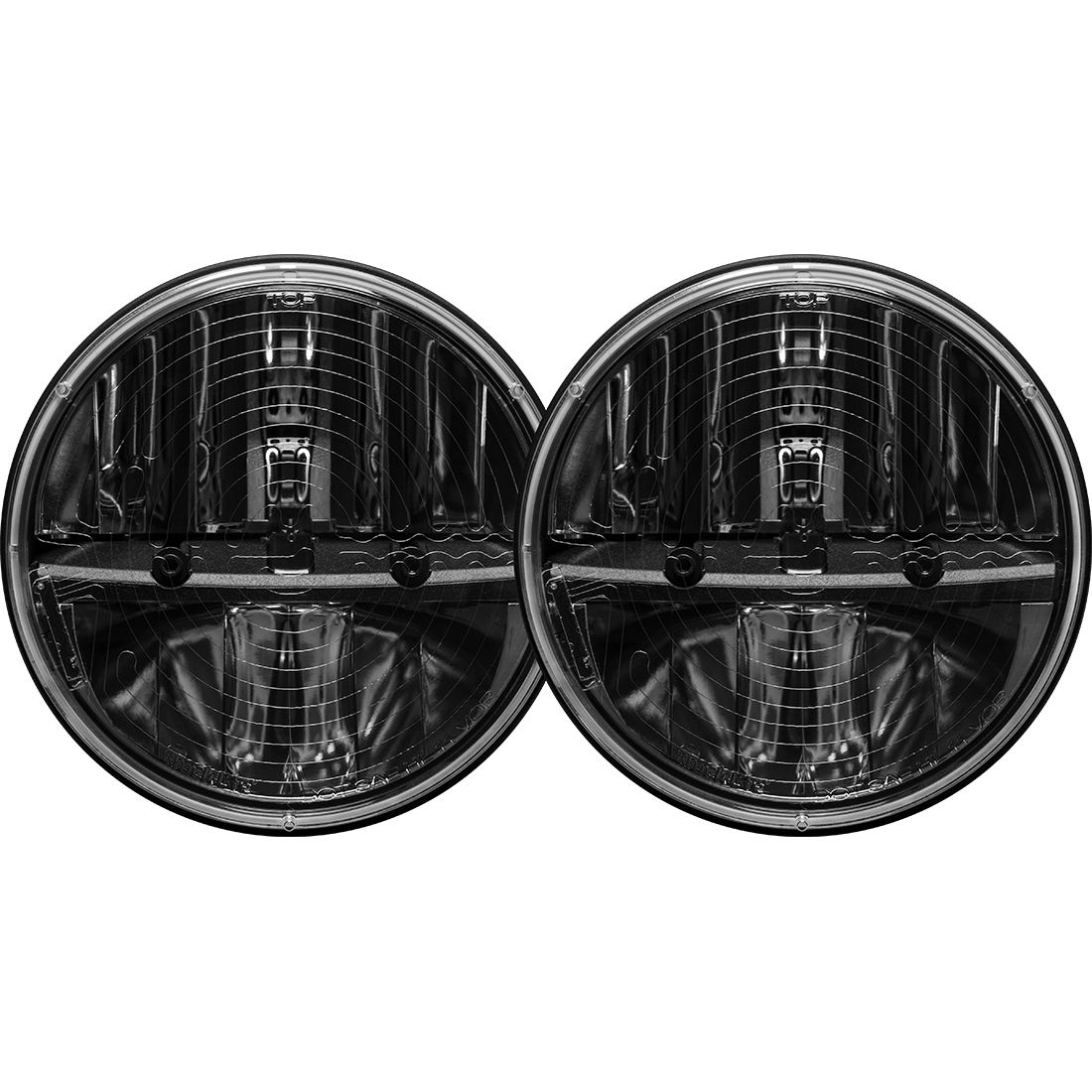 7 Inch Round Heated Headlight With Pwm Adaptor Pair RIGID Industries