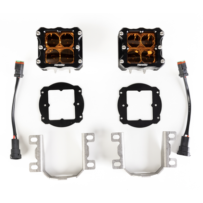 Heretic Subaru Crosstrek ('13-'20) and Outback ('10-'12) Fog Light Kit | Amber Lens