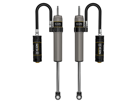 1996-2002 Toyota 4Runner 0-2 Inch Lift Rear V.S. 2.5 Aluminum Series Shock Absorbers Remote Reservoir Pair Icon Vehicle Dynamics