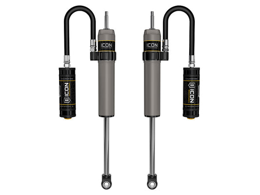 1991-2007 Toyota Land Cruiser 80/100 Series 4-6 Inch Lift Rear V.S. 2.5 Aluminum Series Shock Absorbers Remote Reservoir Pair Icon Vehicle Dynamics