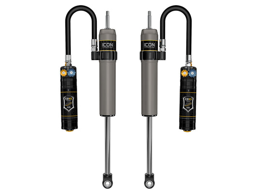 2024-2025 Toyota Tacoma 0-1 Inch Lift Rear V.S. 2.5 Aluminum Series Shock Absorbers Remote Reservoir W/ CDXS Pair Icon Vehicle Dynamics