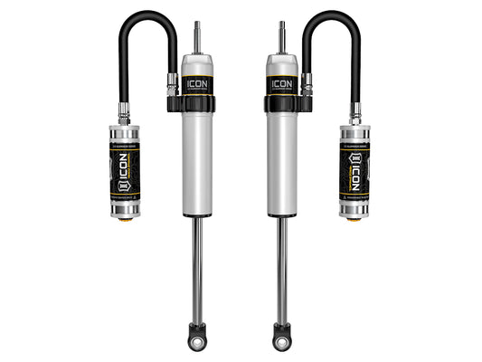 ICON 2007-2014 Toyota FJ Cruiser/2003-2024 Toyota 4Runner/2003-2023 Lexus GX, 1-3� Lift, Rear, V.S. 2.5 Aluminum Series Shocks, Remote Reservoir, Pair