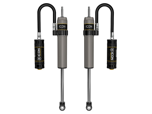 2022-2025 Toyota Tundra 0-1.5 Inch Lift/2023-2025 Sequoia 0-4 Inch Lift Rear V.S. 2.5 Aluminum Series Shock Absorbers Remote Reservoir Pair Icon Vehicle Dynamics