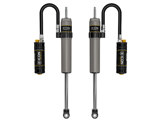2022-2024 Toyota Tundra 3-3.5 Inch Lift Rear V.S. 2.5 Aluminum Series Shock Absorbers Remote Reservoir W/ CDCV Pair Icon Vehicle Dynamics