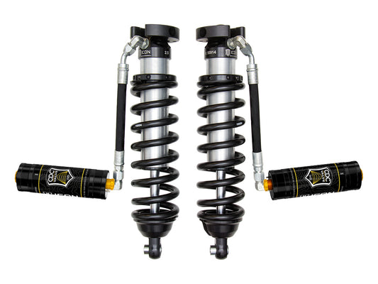 1996-2004 Toyota Tacoma 0-3 Inch Lift Front V.S. 2.5 Series Coilover Kit Extended Travel Remote Reservoir W/ CDCV 700 Lbs/In Spring Rate Icon Vehicle Dynamics