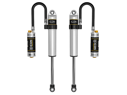 2005-2023 Toyota Tacoma 2003-2024 Toyota 4Runner  2007-2014 Toyota FJ Cruiser 2003-2009 Lexus GX470 Front 2.5 Vs Remote Reservoir W/ CDCV S2 Secondary Shocks Pair Icon Vehicle Dynamics