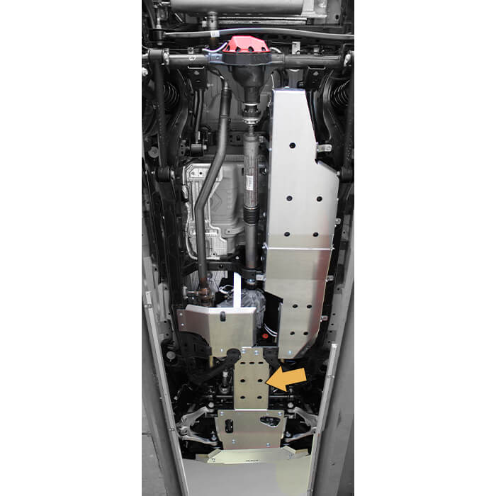 Ford Bronco / Ranger Raptor Transmission Skid Plate | without Stabilizer Bar Disconnect