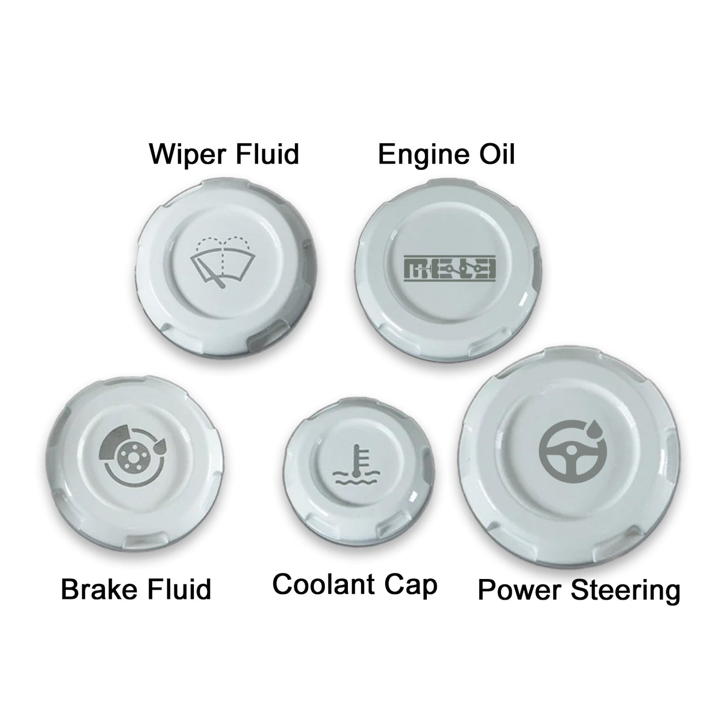 MeLe x Billetworkz Subaru Engine Bay Cap Set For 2009-2013 Forester XT