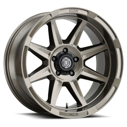 Bandit 20X10 / 5X150 / -24MM / 4.5 Inch Back Space Gloss Bronze, ICON Alloys