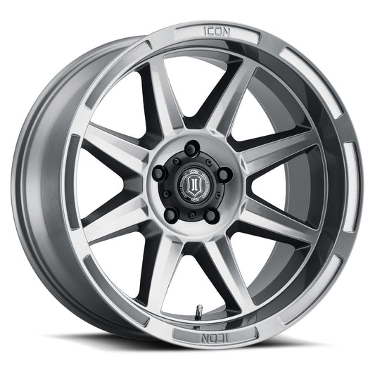 Bandit 20X10 / 6X135 / -24MM / 4.5 Inch Back Space Gun Metal, ICON Alloys