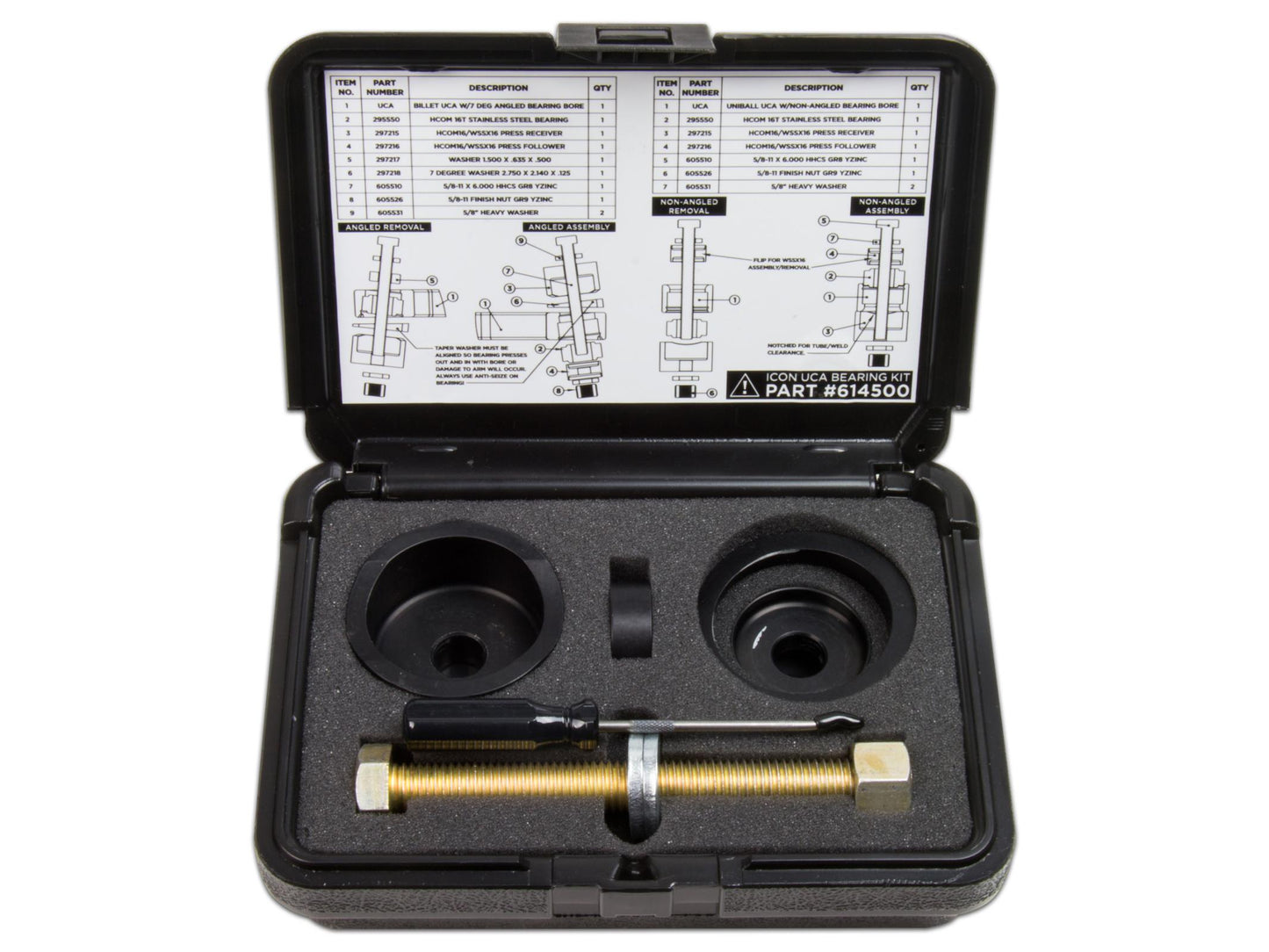 On Vehicle Uniball Replacement Tool Kit Icon Vehicle Dynamics