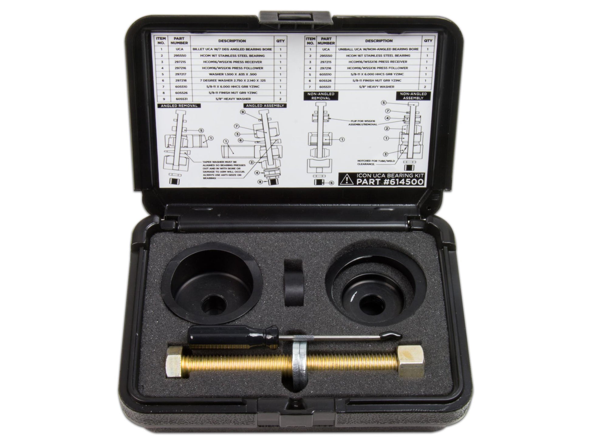 On Vehicle Uniball Replacement Tool Kit Icon Vehicle Dynamics