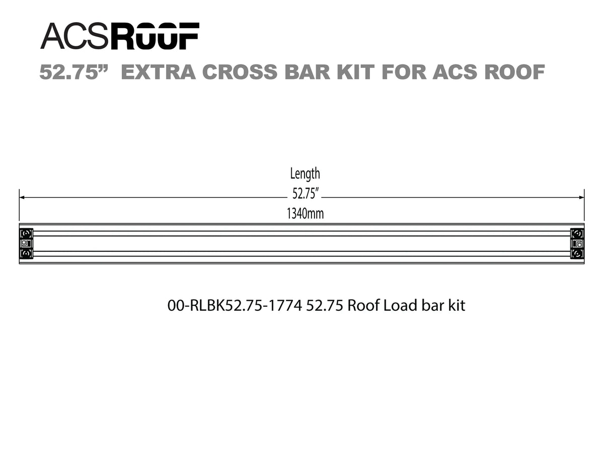 ACS ROOF Extra Load Bar Kit