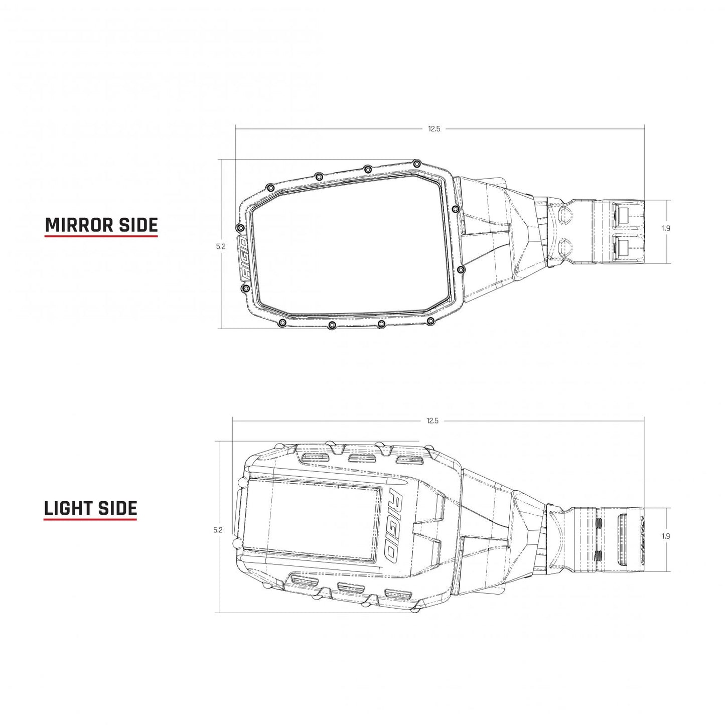 Reflect Lamp Set Pair RIGID Industries