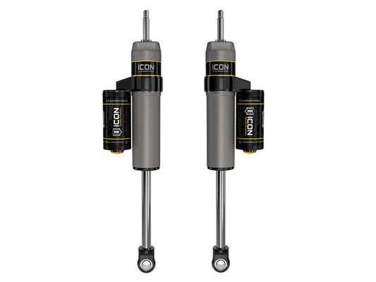 2005-2025 Ford Super Duty 4WD 0-2.5 Inch Lift Front. V.S. 2.5 Aluminum Series Shock Absorbers Piggyback Reservoir Pair Icon Vehicle Dynamics