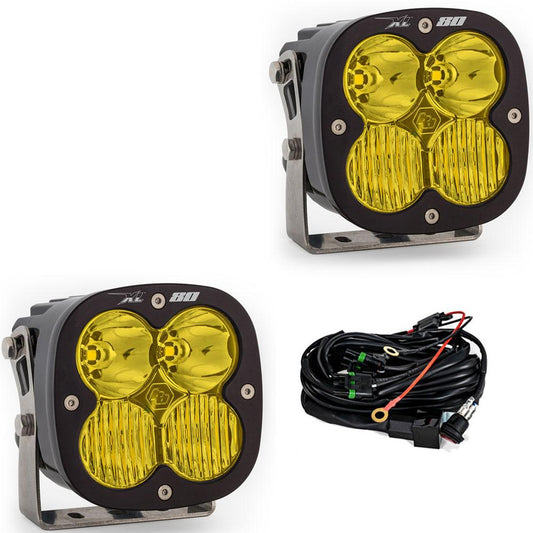 XL80 LED Light Pod Pair (Driving/Combo; Amber)