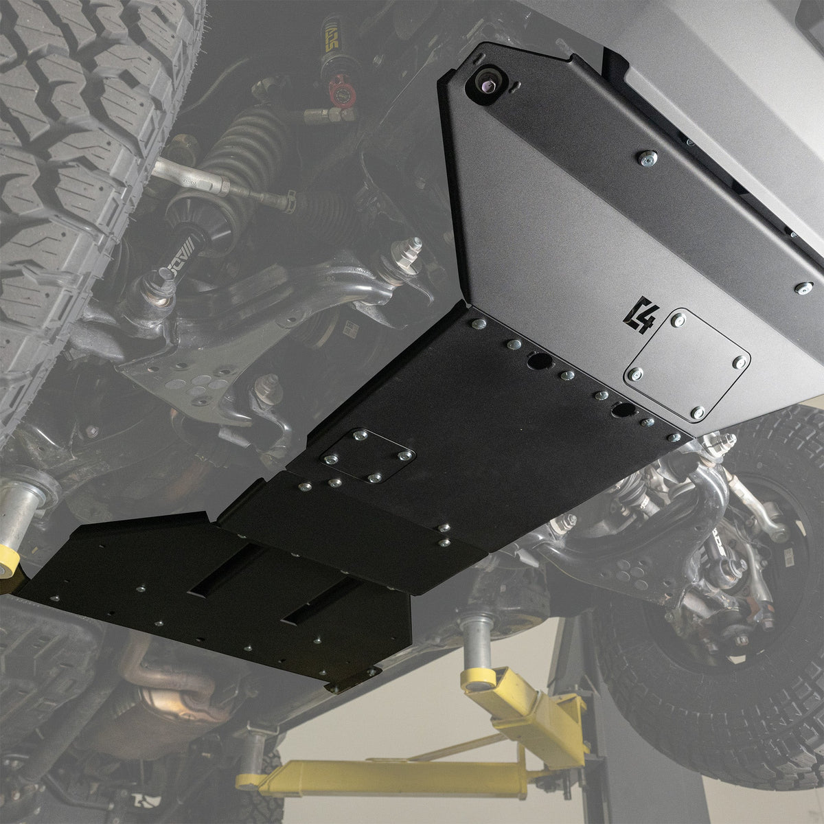 Tacoma Full Skid Plates / 4th Gen / 2024+ | iForce 2.4L 4-Cyl. Turbo w/ Automatic Transmission | Non-Sway Bar Disconnect Skid | Raw - Unfinished