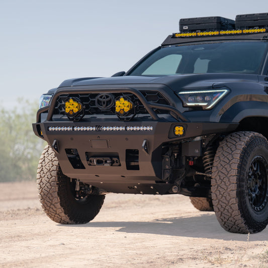 4Runner Overland Series Front Bumper / 6th Gen / 2025-2026 / High Bar / Powder Coated