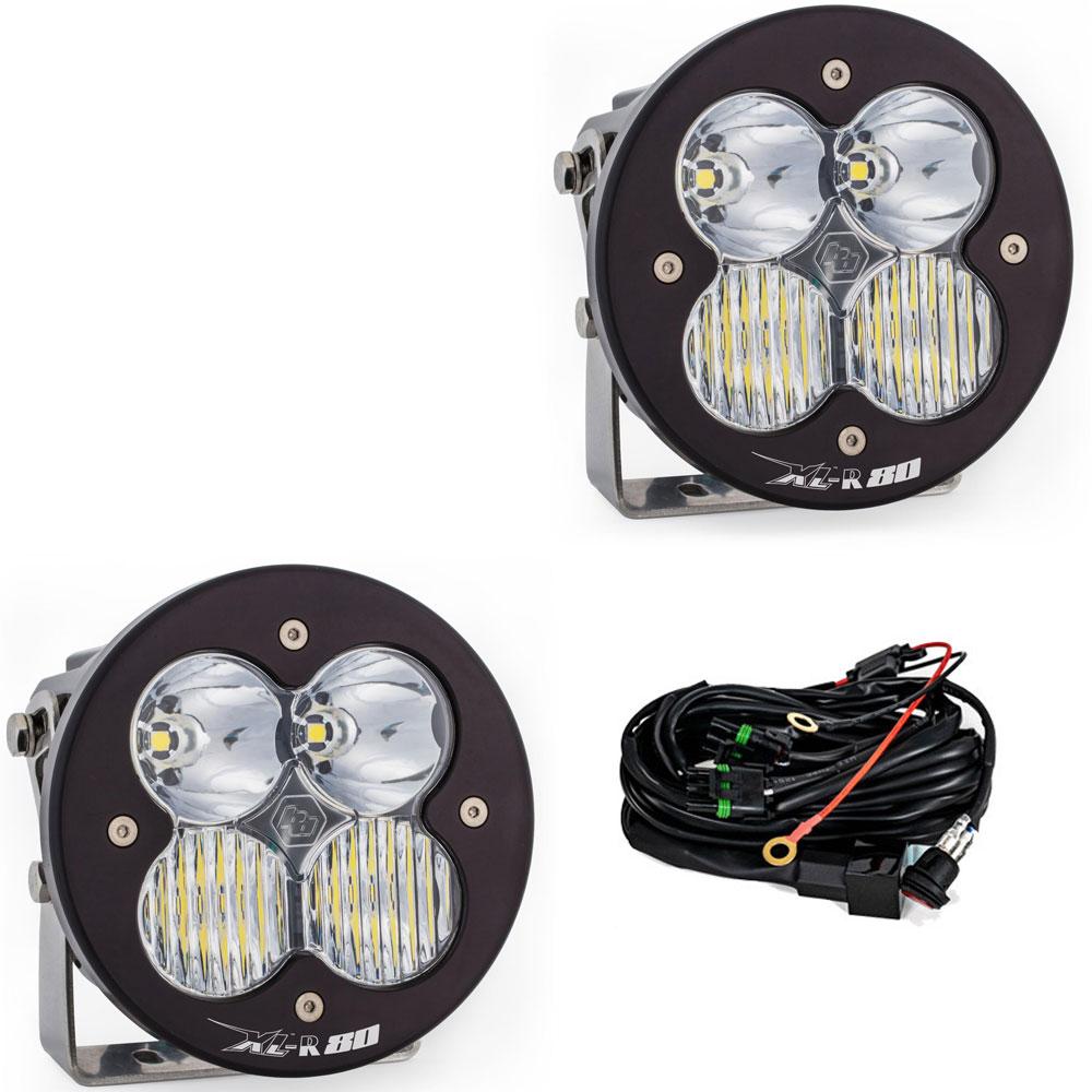 LED Light Pods Driving Combo Pattern Pair XL R 80 Series Baja Designs