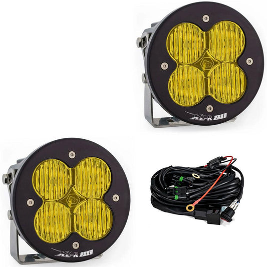 XL-R 80 LED Light Pod Pair (Wide Cornering; Amber)