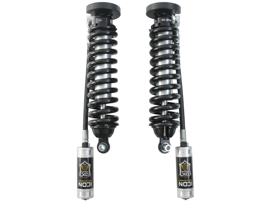 2016-2023 Nissan Titan XD 2.5 Vs Remote Reservoir/CDCV Coilover Kit Front Icon Vehicle Dynamics
