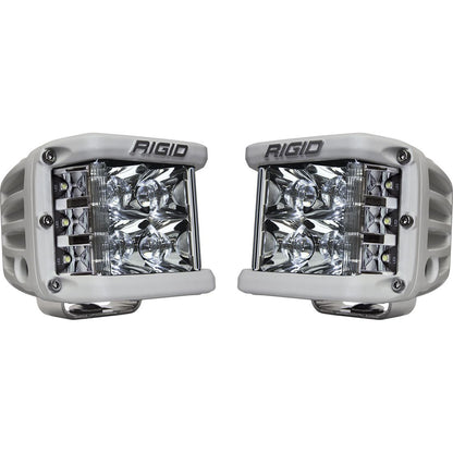 Spot Surface Mount White Housing Pair D-SS Pro RIGID Industries