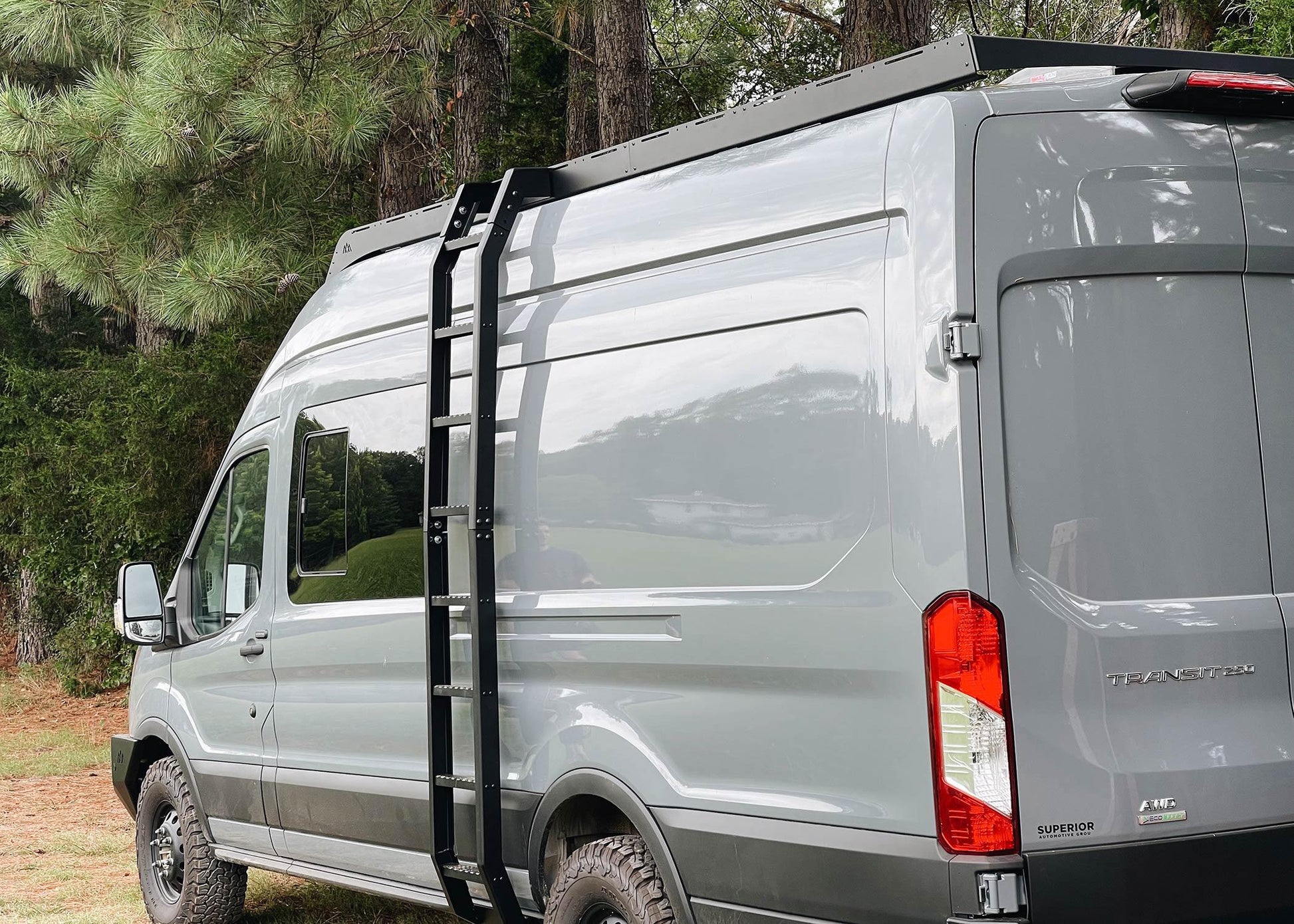 Ford Transit (2015+) DRIFTR Ladder - Backwoods Adventure Mods