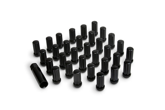 Lug Nut Kit M14 X 1.5 Black 32 Count With Lug Key Black, ICON Alloys