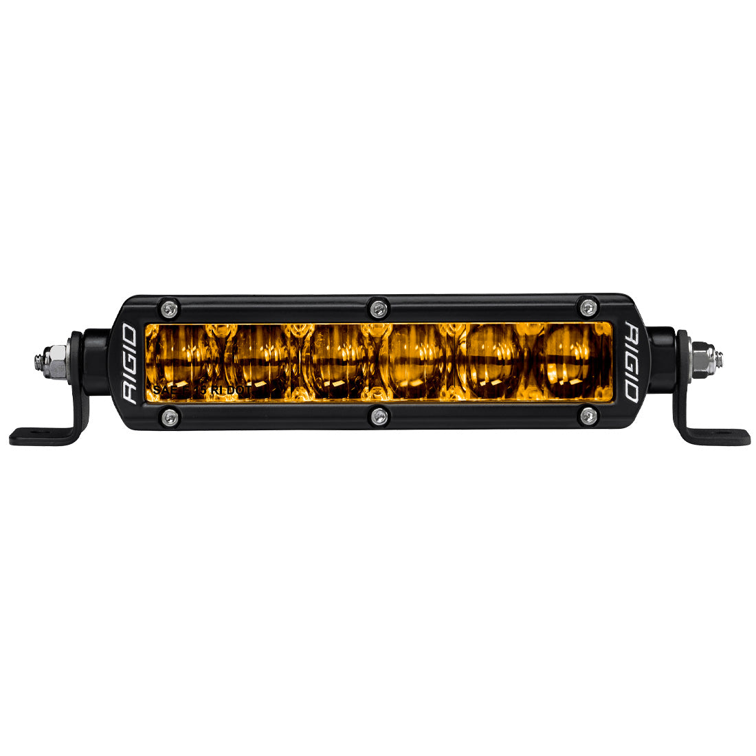 SAE J583 Compliant Selective Yellow Fog Light Pair Sr-Series Pro 6 Inch Street Legal Surface Mount Rigid Industries