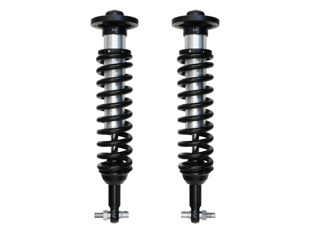 2014 Ford F-150 4WD 0-2.63 Inch Lift Front V.S. 2.5 Series Coilover Kit Internal Reservoir Icon Vehicle Dynamics