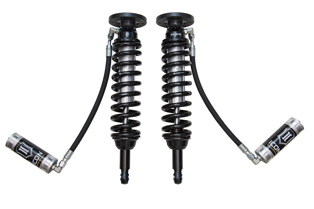 2009-2013 Ford F-150 2WD 1.75-2.63 Inch Lift Front V.S. 2.5 Series Coilover Kit Remote Reservoir Icon Vehicle Dynamics