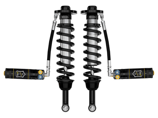 2021-2024 Ford F-150 4WD-Tremor 3.5-4.5 Inch-2.5-3 Inch Lift Front V.S. 2.5 Series Coilovers Remote Reservoir W- CDXS Pair Icon Vehicle Dynamics