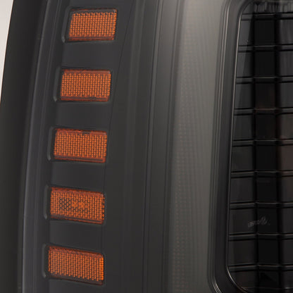 92-96 Ford F-Series/Bronco LUXX-Series LED Projector Headlights Alpha-Black | AlphaRex