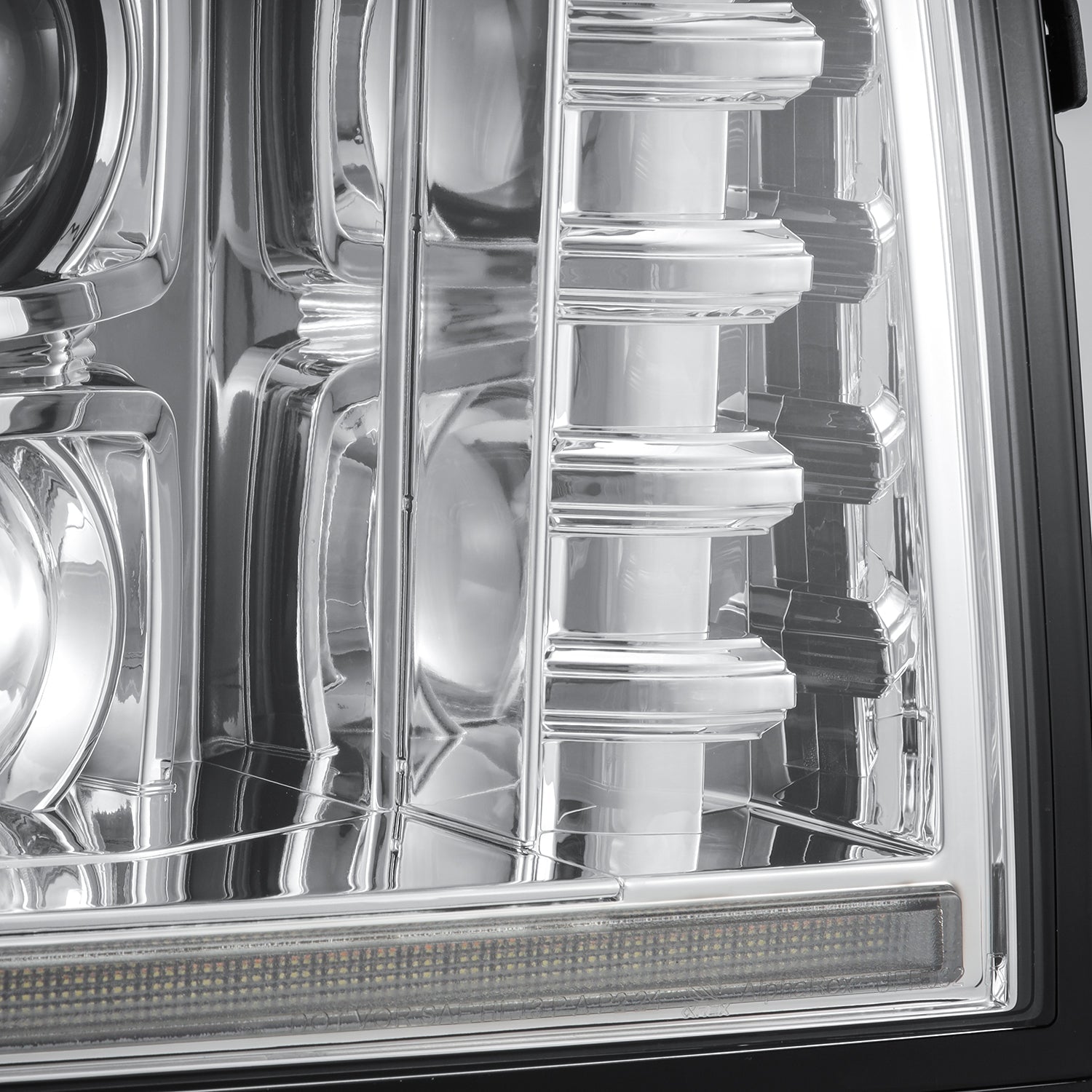 92-96 Ford F-Series/Bronco PRO-Series Halogen Projector Headlights Chrome | AlphaRex