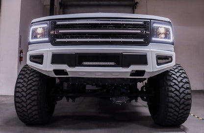 92-96 Ford F-Series/Bronco PRO-Series Halogen Projector Headlights Chrome | AlphaRex