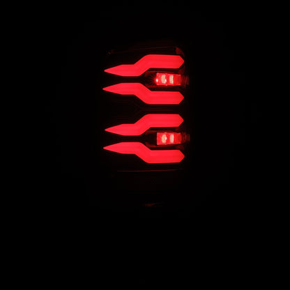 94-01 Dodge Ram 1500/94-02 Ram 2500/3500 LUXX-Series LED Tail Lights Black Red | AlphaRex