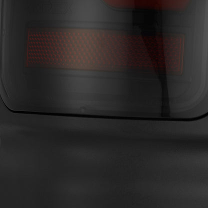 94-01 Dodge Ram 1500/94-02 Ram 2500/3500 LUXX-Series LED Tail Lights Black Red | AlphaRex