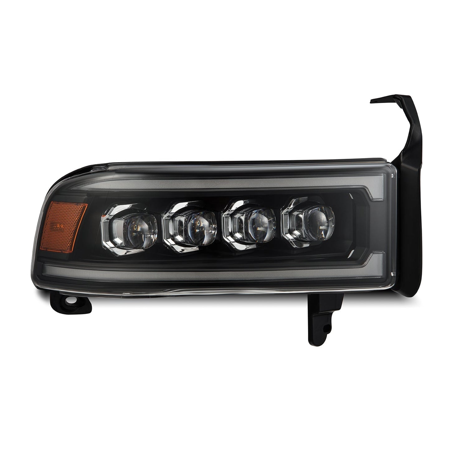 94-01 Dodge Ram 1500/94-02 Ram 2500/3500 NOVA-Series LED Headlights Black | AlphaRex