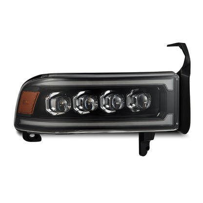 94-01 Dodge Ram 1500/94-02 Ram 2500/3500 NOVA-Series LED Headlights Black | AlphaRex