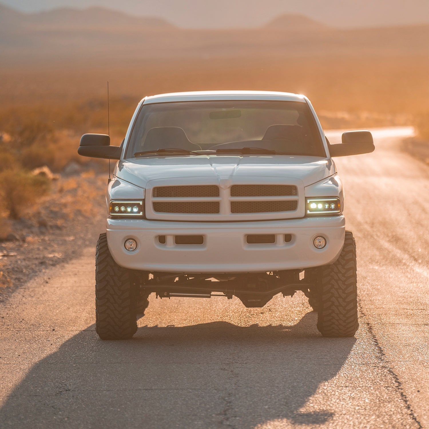 94-01 Dodge Ram 1500/94-02 Ram 2500/3500 NOVA-Series LED Headlights Black | AlphaRex