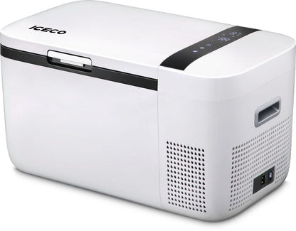 GO20 Dual Zone 12V Portable Freezer - White | ICECO | 20 LT