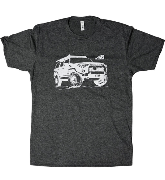 T-Shirt - Agency 6 4Runner - Charcoal Heather