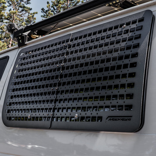 Ford E350 Drivers Side Window Molle GRIDS